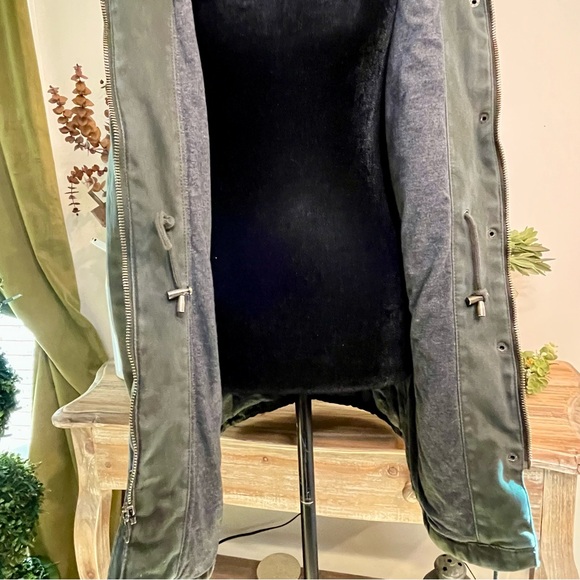 Y2K Hooded Banana Republic Army/Utility Jacket XS - Picture 5 of 13